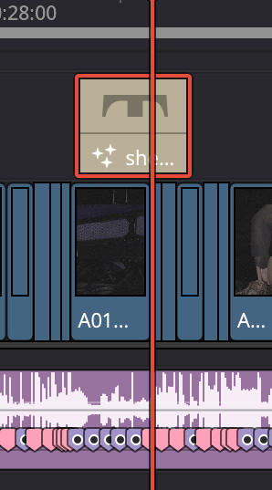 The title clip on Video 2